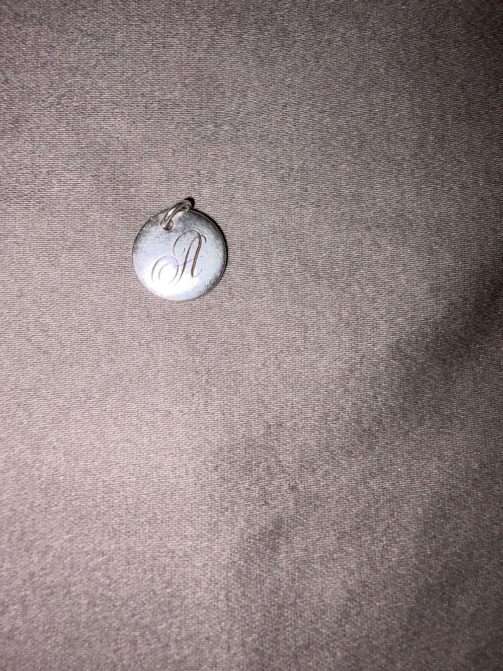 Tiffany & Co Initial A charm